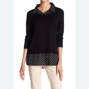 Adrianna Papell Sweater in Black Size S